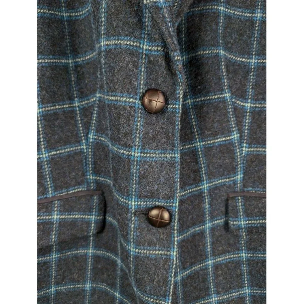 Talbots Blazer‎ Women's Size 18W Wool Jacket Duck Lined Academia Career Preppy